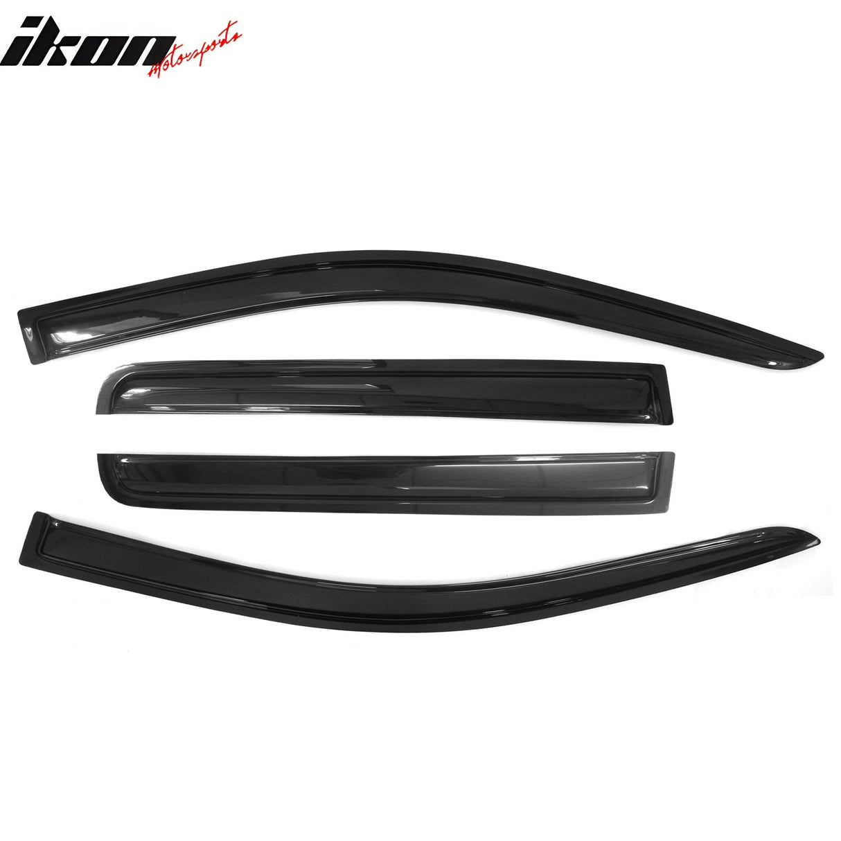 2007-2017 Jeep Compass Side Visor Window Sun Vent Rain Guards Acrylic