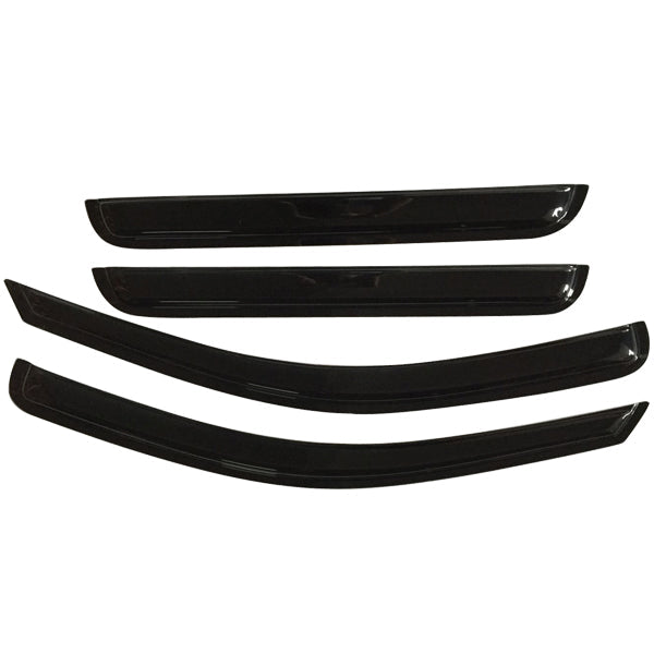 2005-2010 Jeep Grand Cherokee Slim Smoke Tinted Visor Windows Acrylic