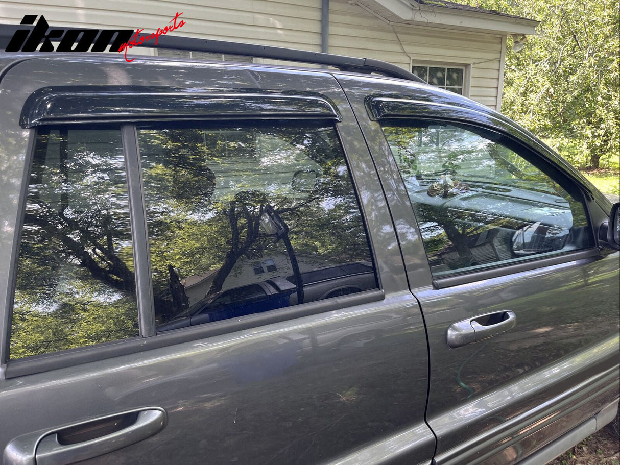 1999-2004 Jeep Grand Cherokee Window Visors Acrylic 4Pc Set