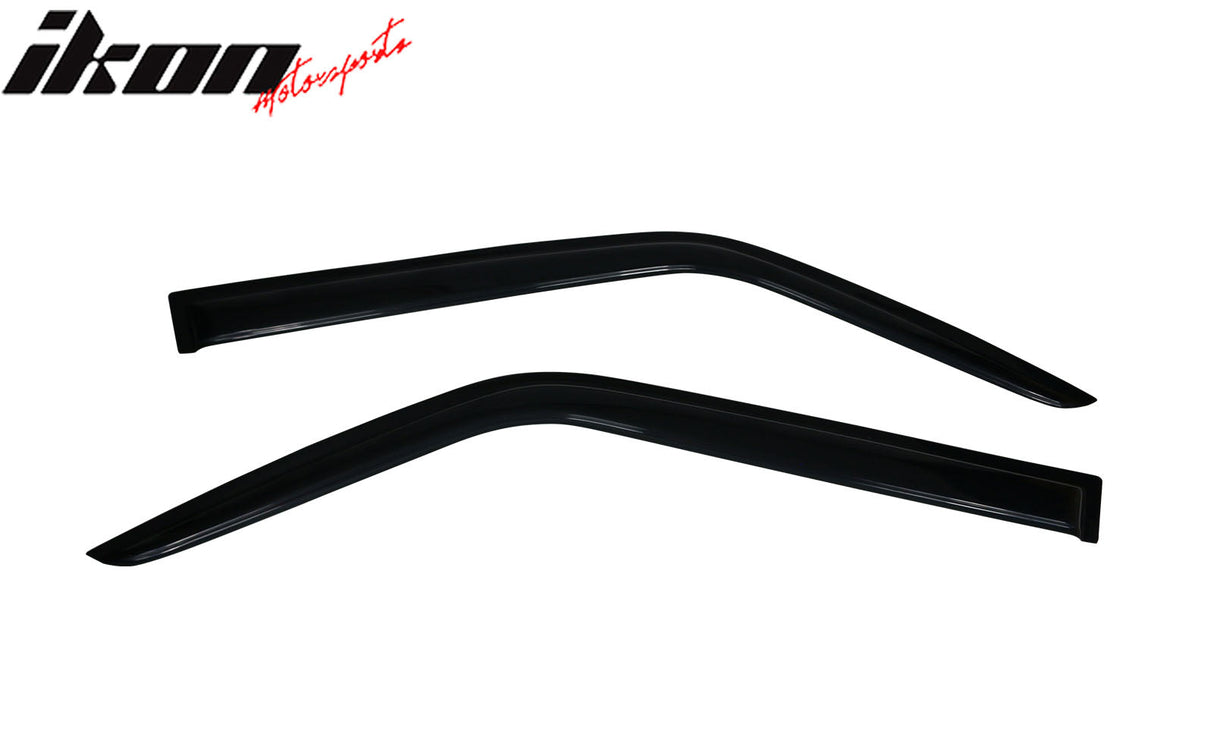 2007-2018 Jeep Patriot Tape on Visor Window Rain Guard Acrylic 4PC