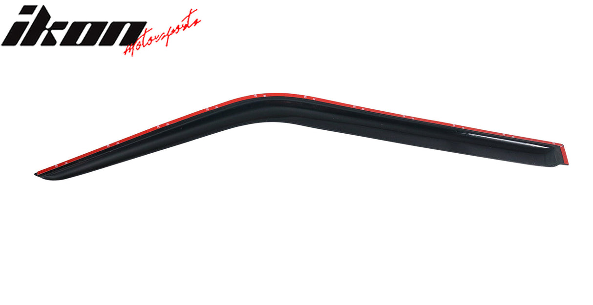 2007-2018 Jeep Patriot Tape on Visor Window Rain Guard Acrylic 4PC