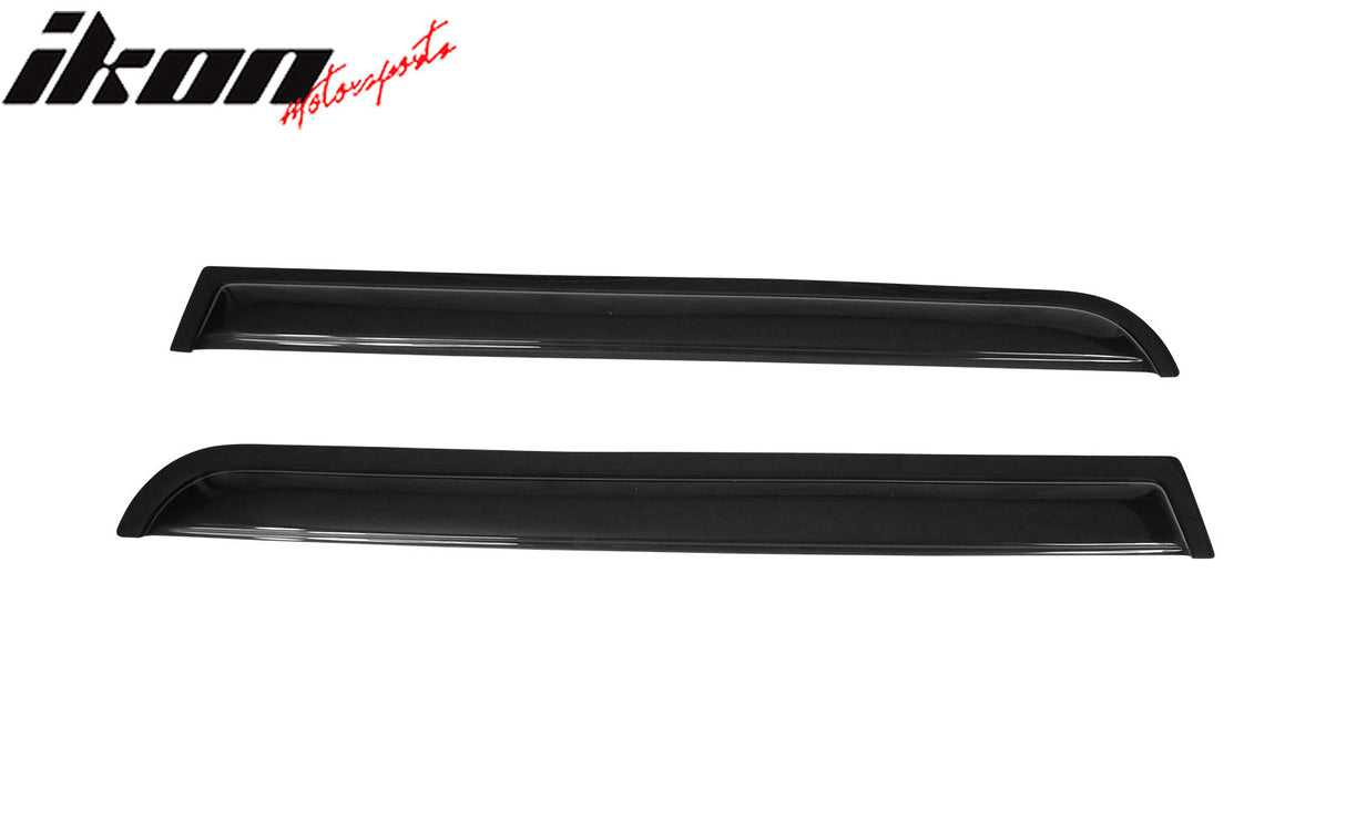 2007-2018 Jeep Patriot Tape on Visor Window Rain Guard Acrylic 4PC