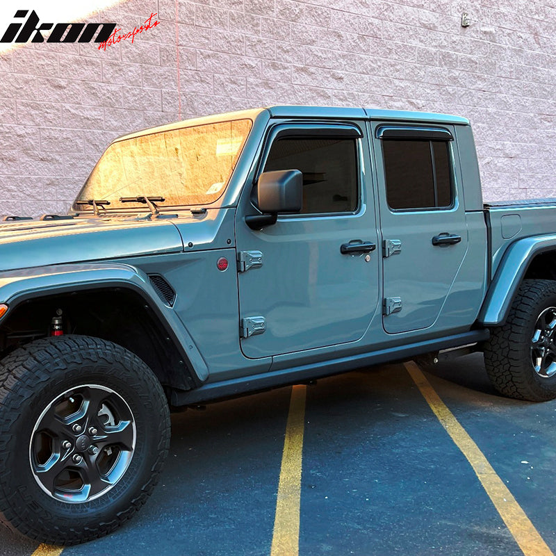 2007-2024 Jeep Wrangler 2020-2024 Gladiator Slim Acrylic Window Visor