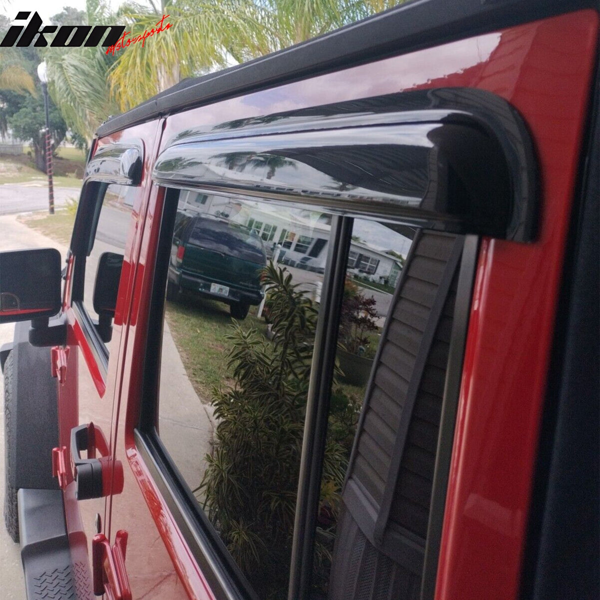 2007-2024 Jeep Wrangler 2020-2024 Gladiator Slim Acrylic Window Visor