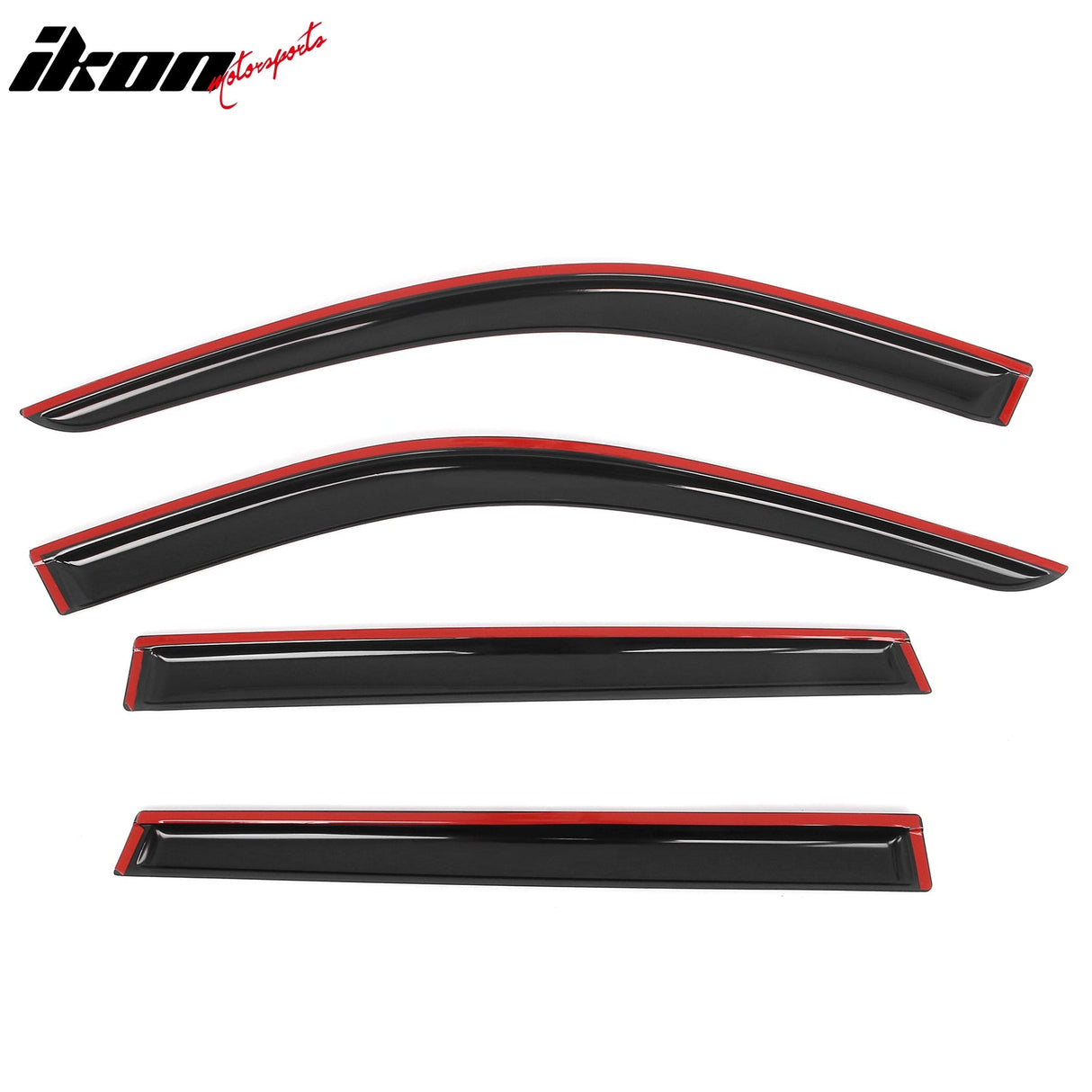 2020-2025 Kia Telluride 4PC Tape on Window Visors Vent Rain Sun Guards