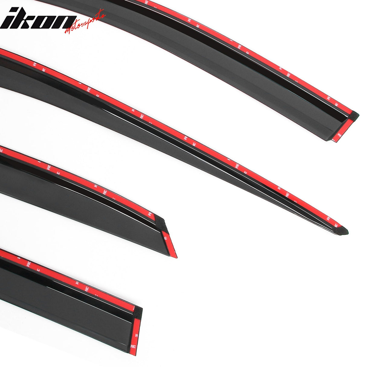 2023-2025 Lexus RX350 Window Visors Vent Rain Guards W/Chrome Trim PC