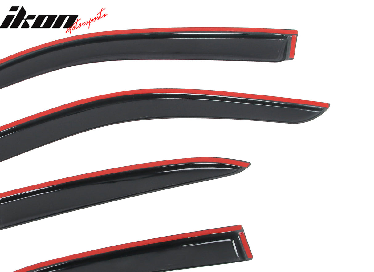 2019-2025 Lexus UX-Series 4PCS Tape on Window Visors Vent Rain Guards