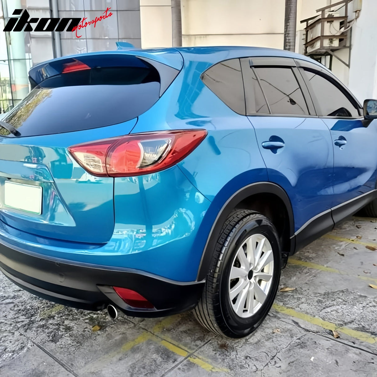 2013-2016 Mazda CX5 Slim Style Smoke Tinted Window Visors Acrylic 4Pc