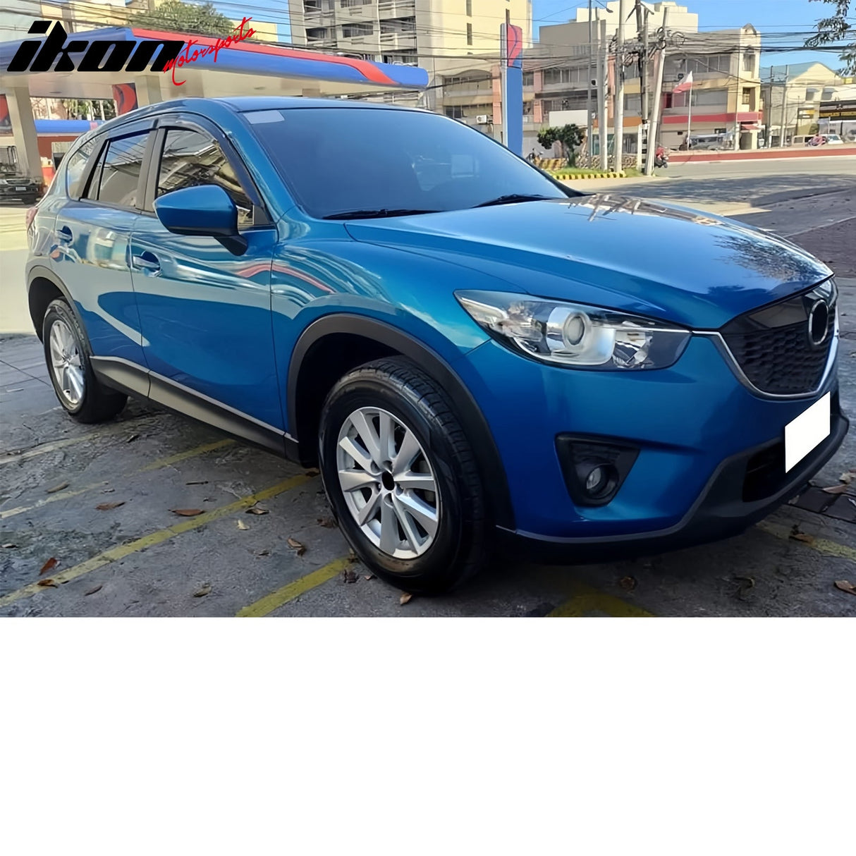 2013-2016 Mazda CX5 Slim Style Smoke Tinted Window Visors Acrylic 4Pc