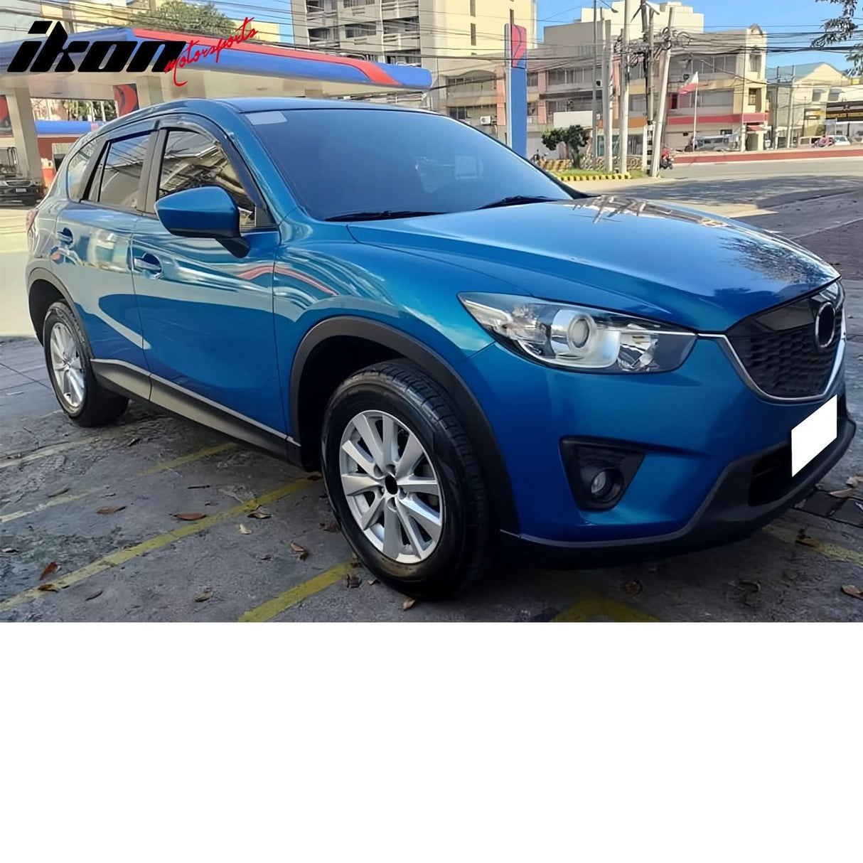 2013-2016 Mazda CX5 Slim Style Smoke Tinted Window Visors Acrylic 4Pc