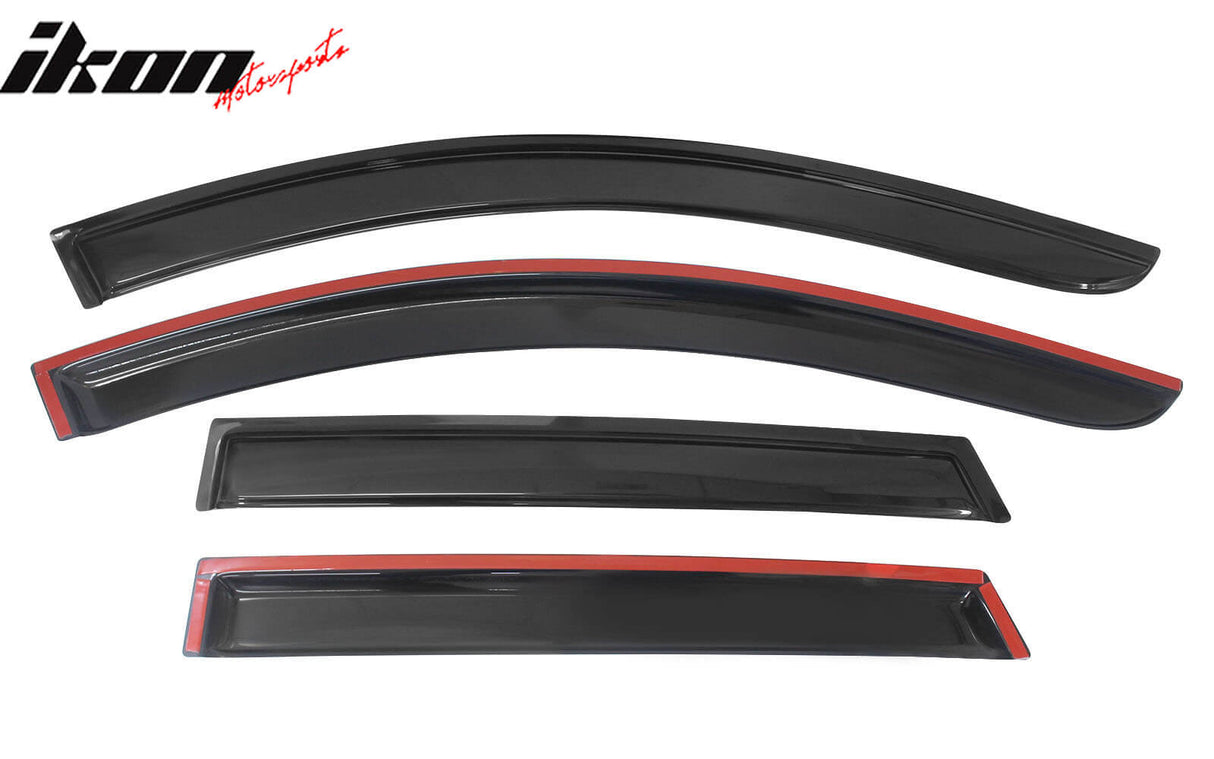 2013-2016 Mazda CX5 Slim Style Smoke Tinted Window Visors Acrylic 4Pc