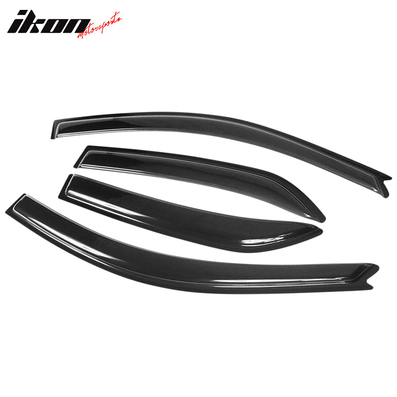 2002-2007 Mitsubishi Lancer EVO Sedan Acrylic 4PC Window Visors Guard