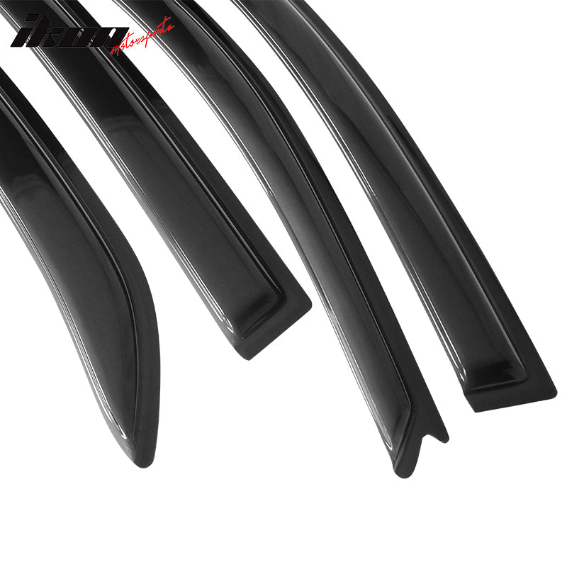 2002-2007 Mitsubishi Lancer EVO Sedan Acrylic 4PC Window Visors Guard