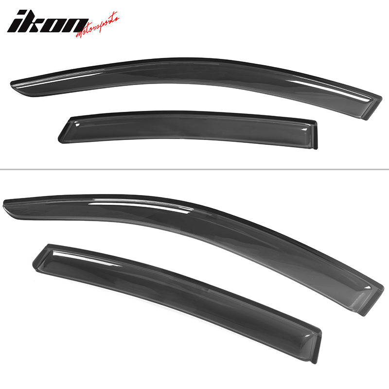 2013-2018 Nissan Altma Sedan Tape on Window Visor Rain Guard Acrylic