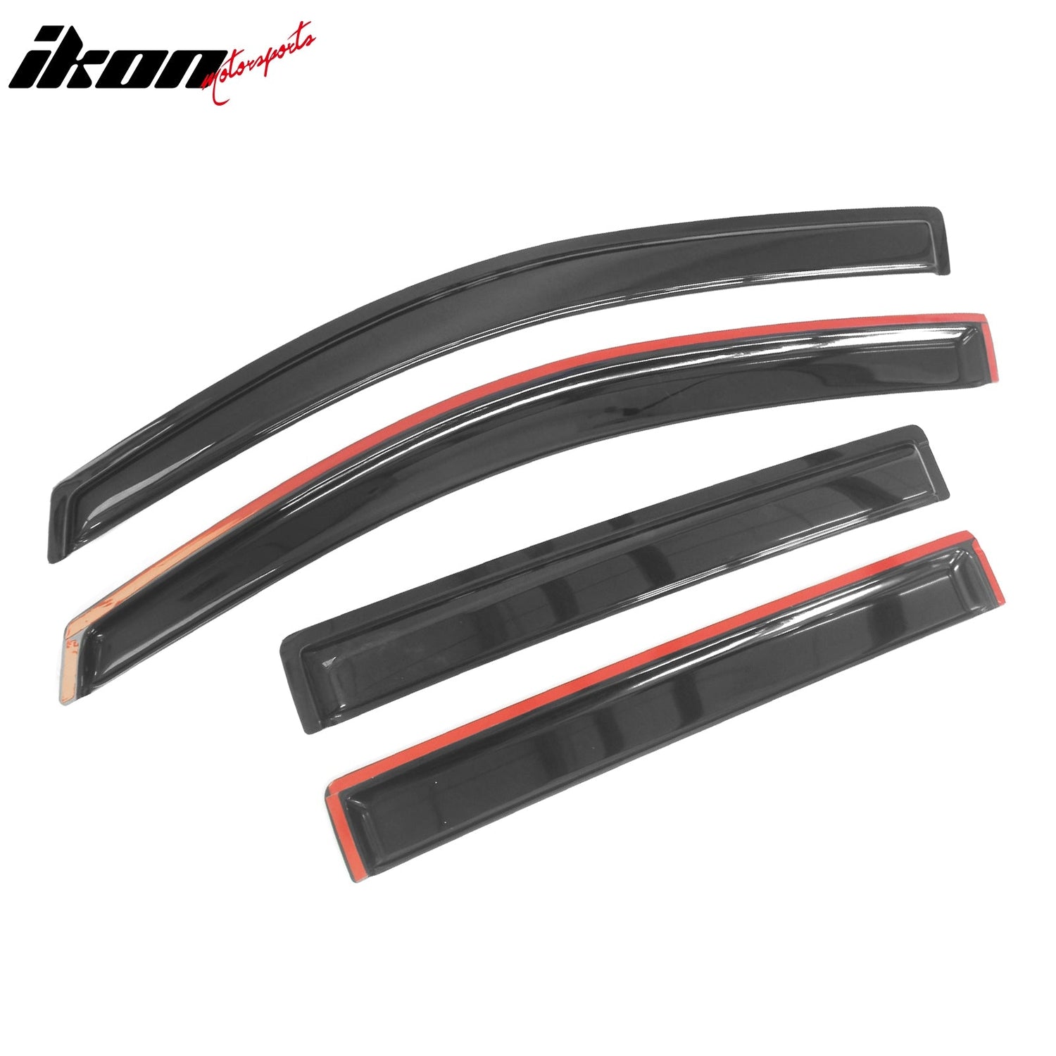 2004-2016 Nissan Armada Slim Style Smoke Visor Window Rain Guard Acryl