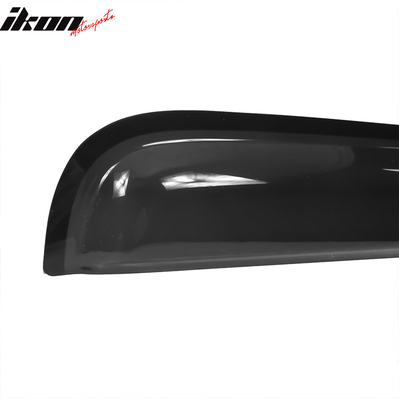 2005-2020 Nissan Frontier Slim Style Smoke Tinted Visor Window Acrylic