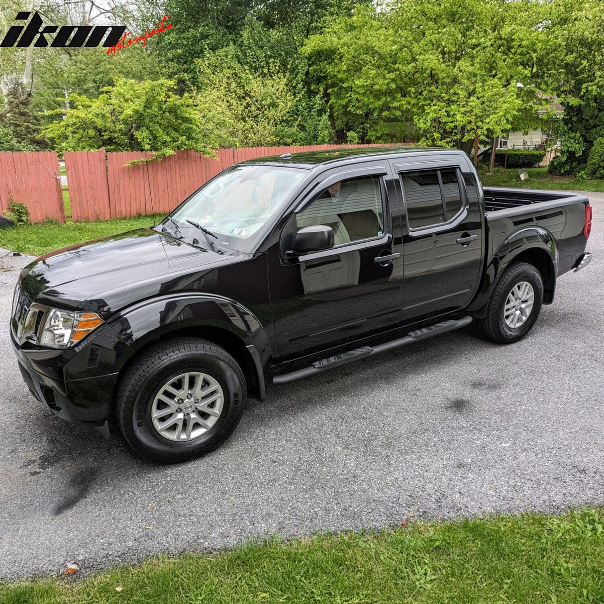 2005-2020 Nissan Frontier Slim Style Smoke Tinted Visor Window Acrylic