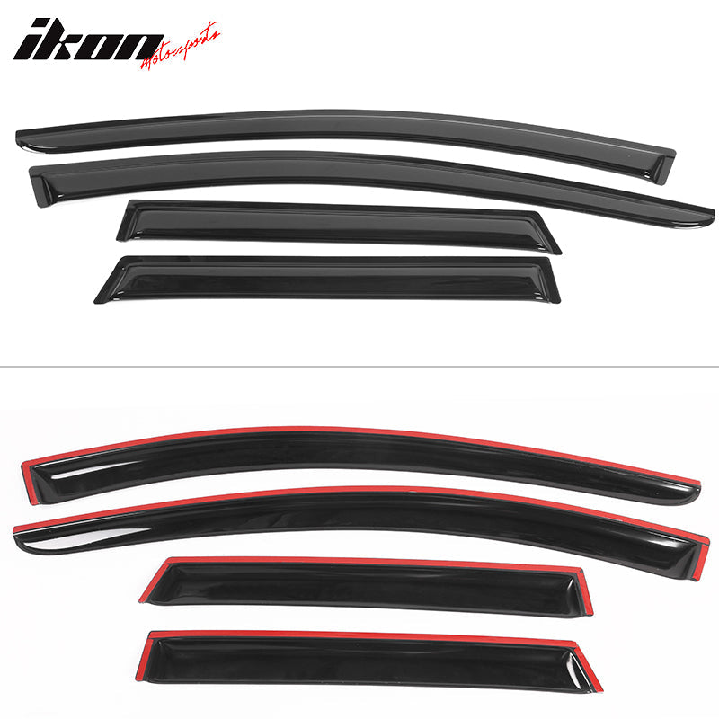 2015-2024 Nissan Murano Tape On Window Visors Rain Guard 4PC