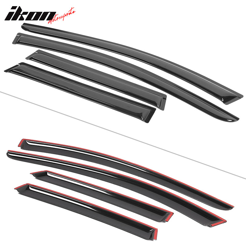 2015-2024 Nissan Murano Tape On Window Visors Rain Guard 4PC