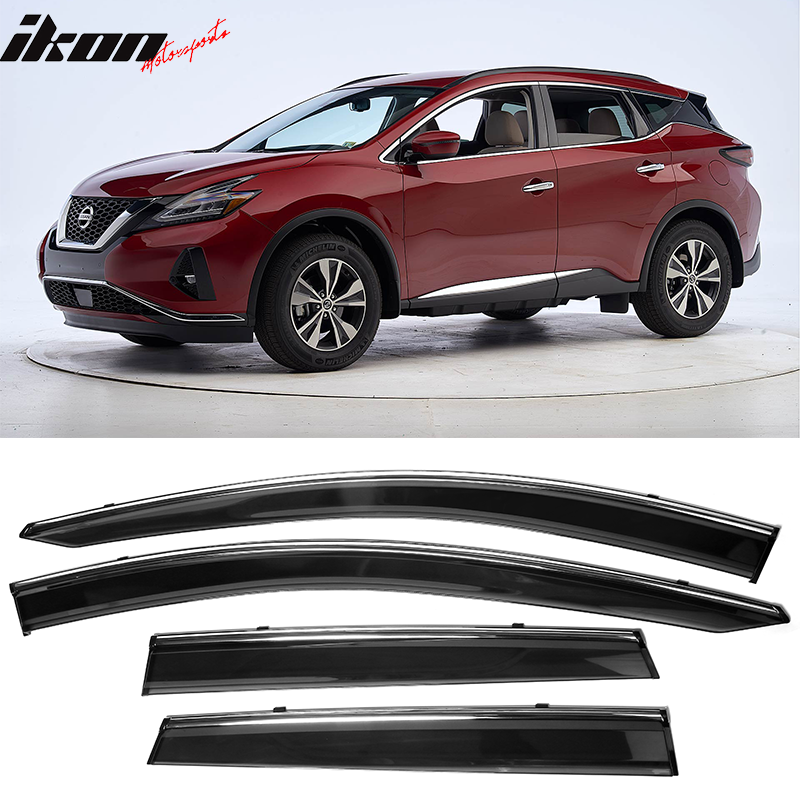 2015-2024 Nissan Murano Tape On Window Visors Rain Guard 4PC