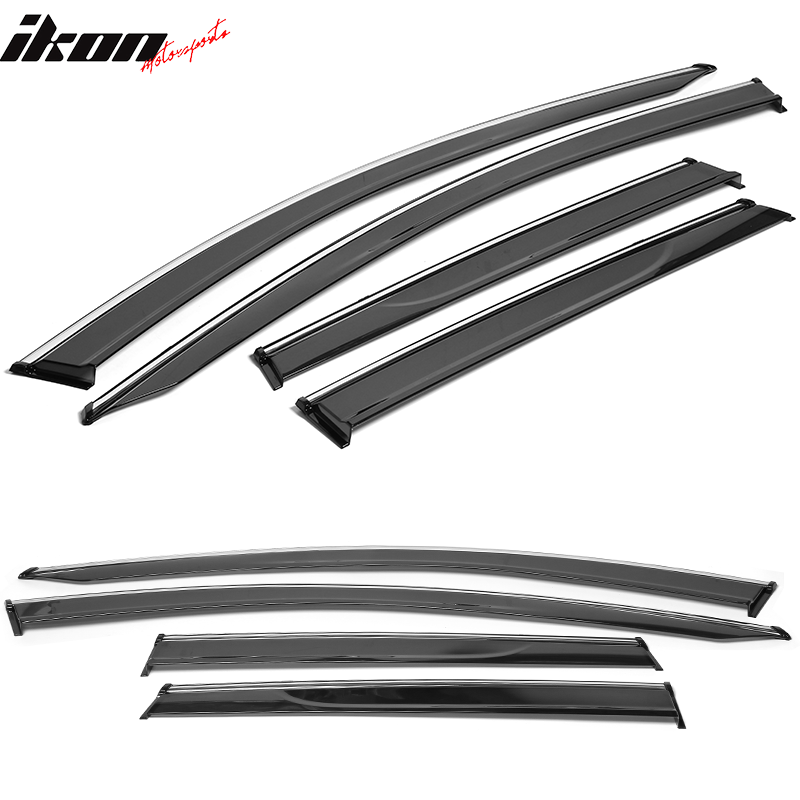 2015-2024 Nissan Murano Tape On Window Visors Rain Guard 4PC