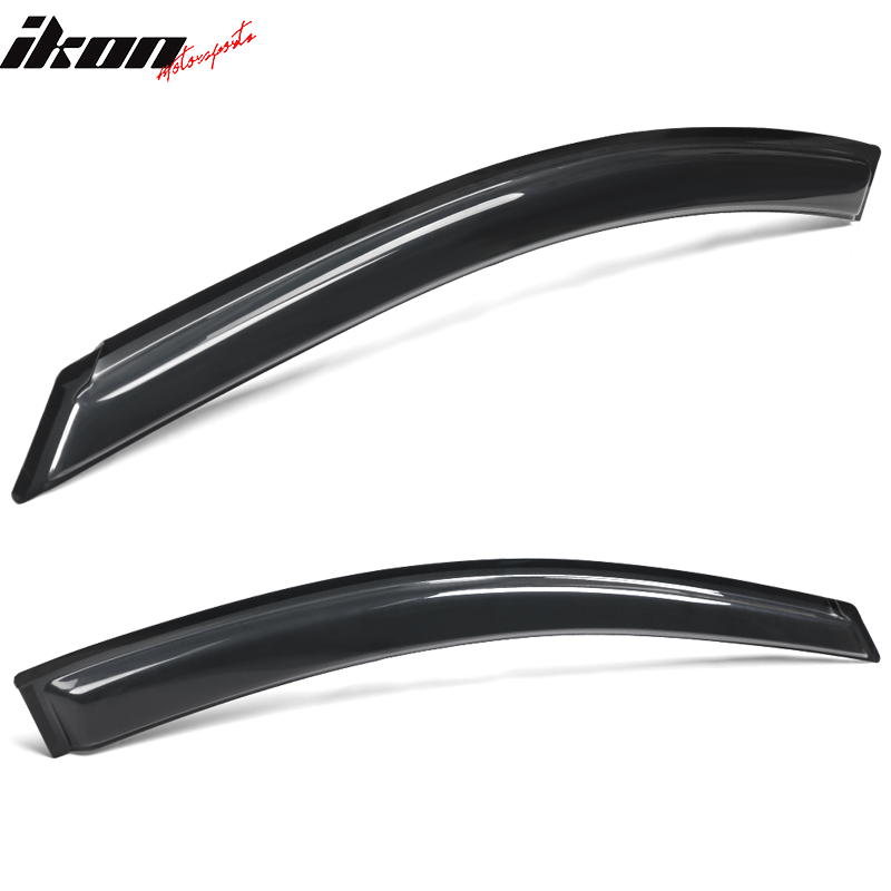 2009-2013 Nissan Rogue Slim Style Smoke Tinted Window Visor Acrylic