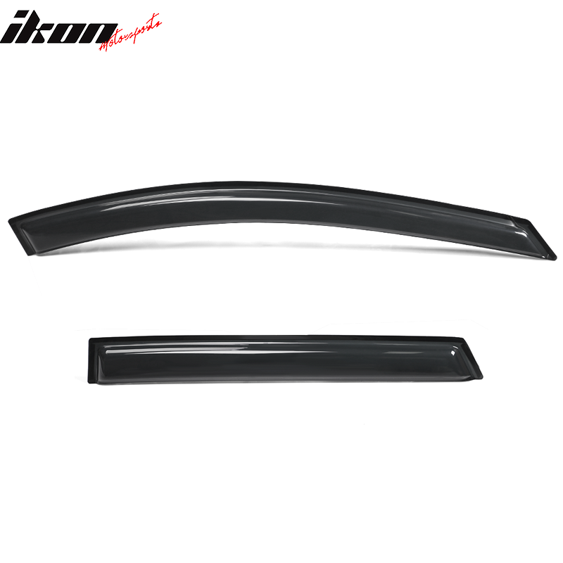 2009-2013 Nissan Rogue Slim Style Smoke Tinted Window Visor Acrylic