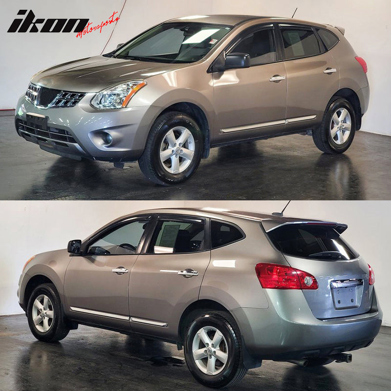 2009-2013 Nissan Rogue Slim Style Smoke Tinted Window Visor Acrylic