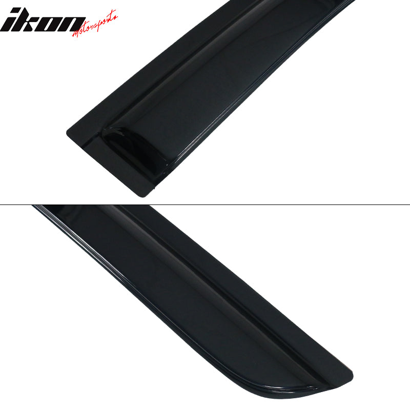 2014-2020 Nissan Rogue Slim Style Smoke Tinted Window Visors Acrylic