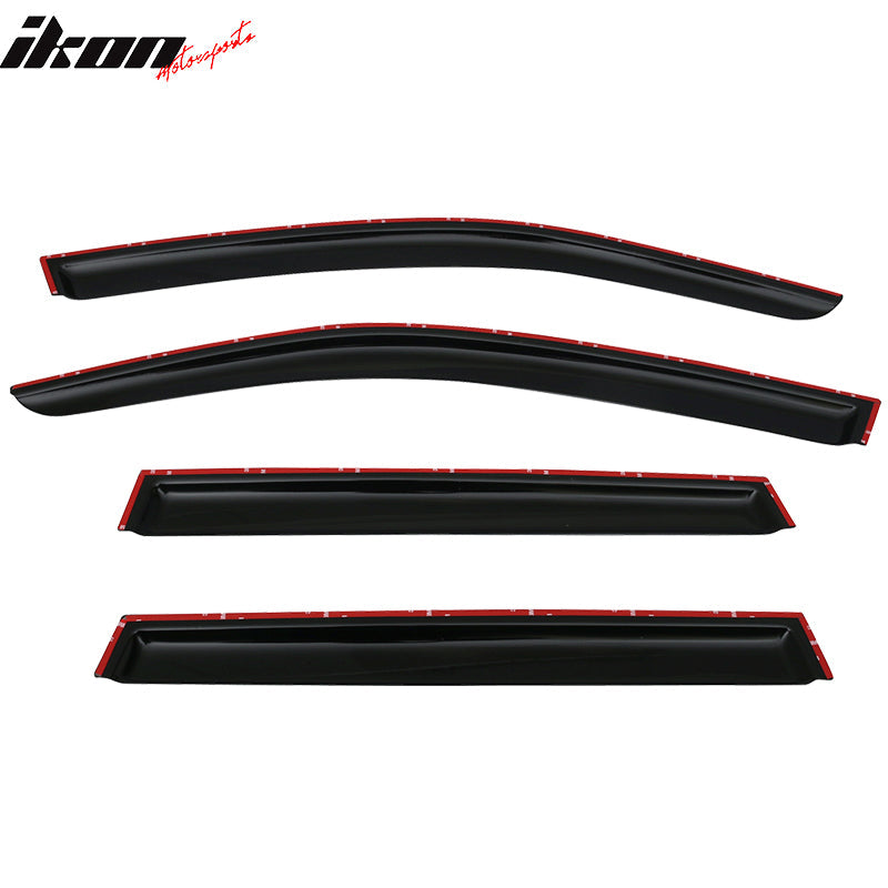 2014-2018 Subaru Forester Slim Style Smoke Tinted Window Visor Acrylic