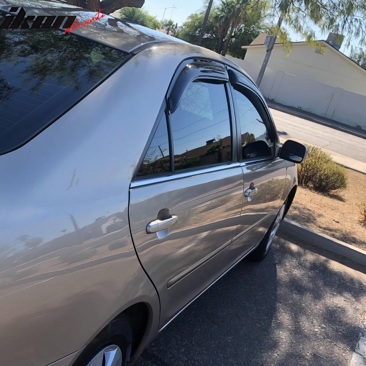 2002-2006 Toyota Camry Slim Style Smoke Visor Window Guard Acrylic