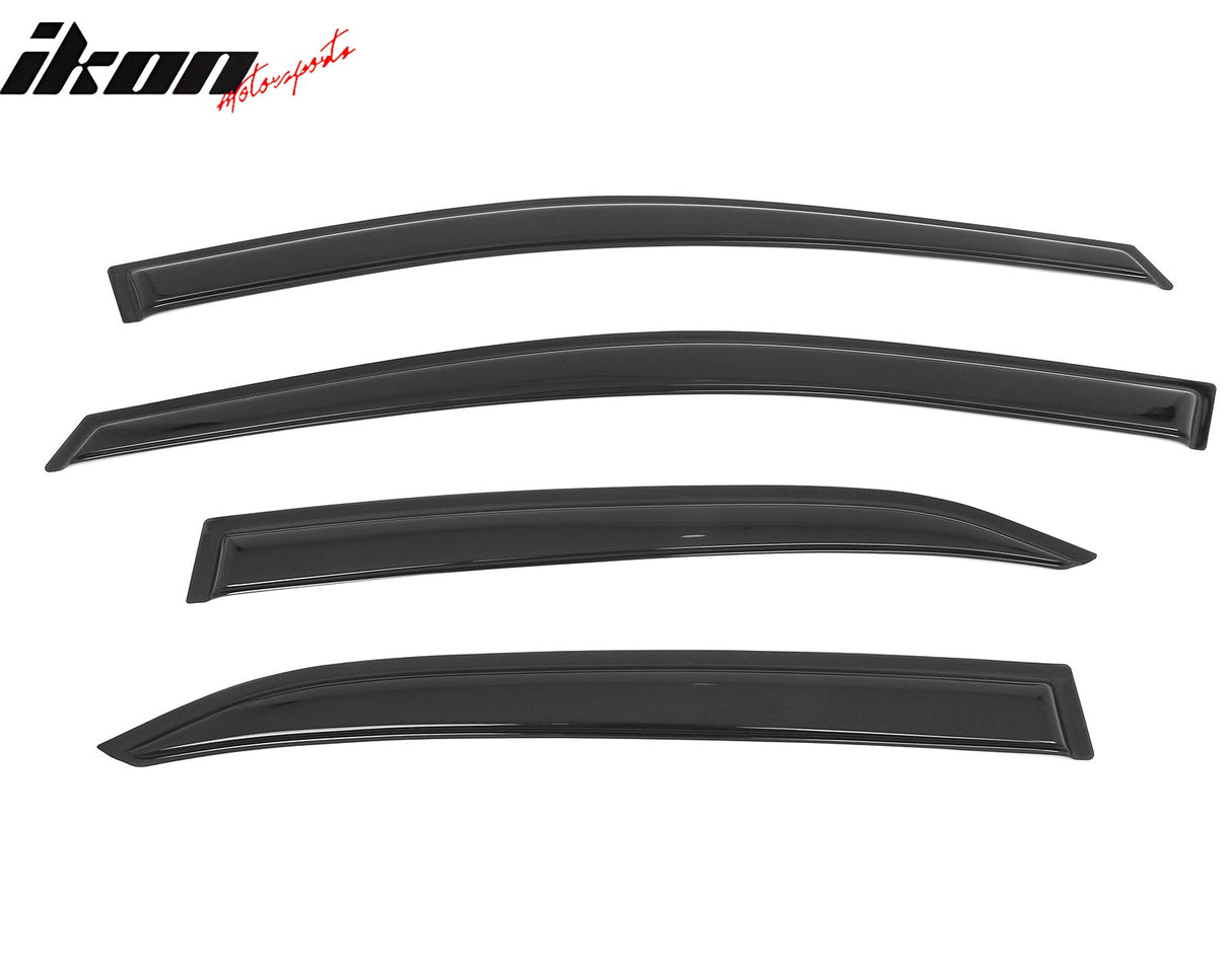2018-2024 Toyota Camry 4PCS Tape on Window Visors Vent Rain Sun Guards