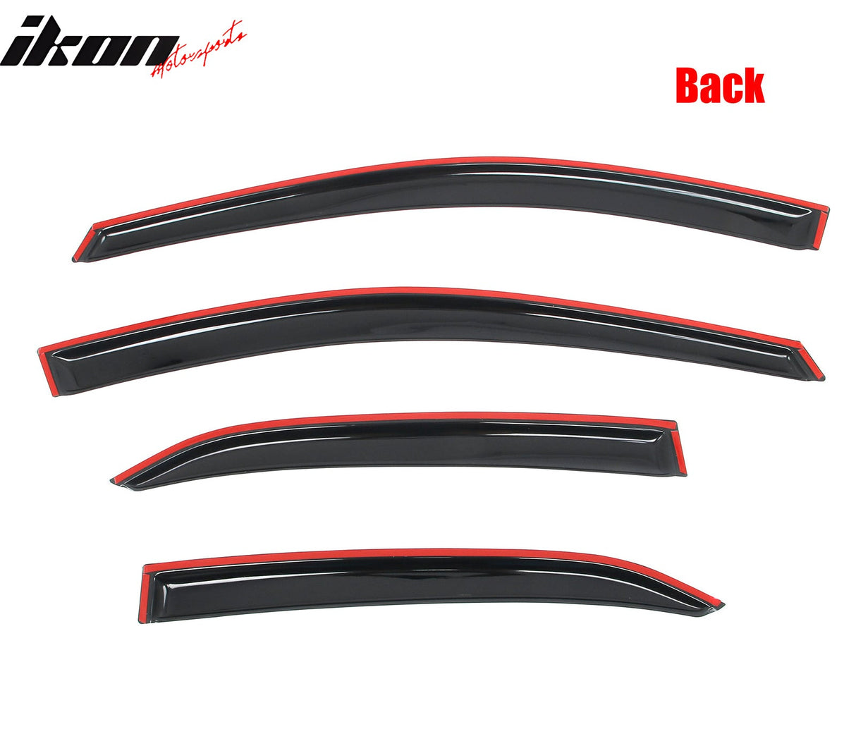 2018-2024 Toyota Camry 4PCS Tape on Window Visors Vent Rain Sun Guards