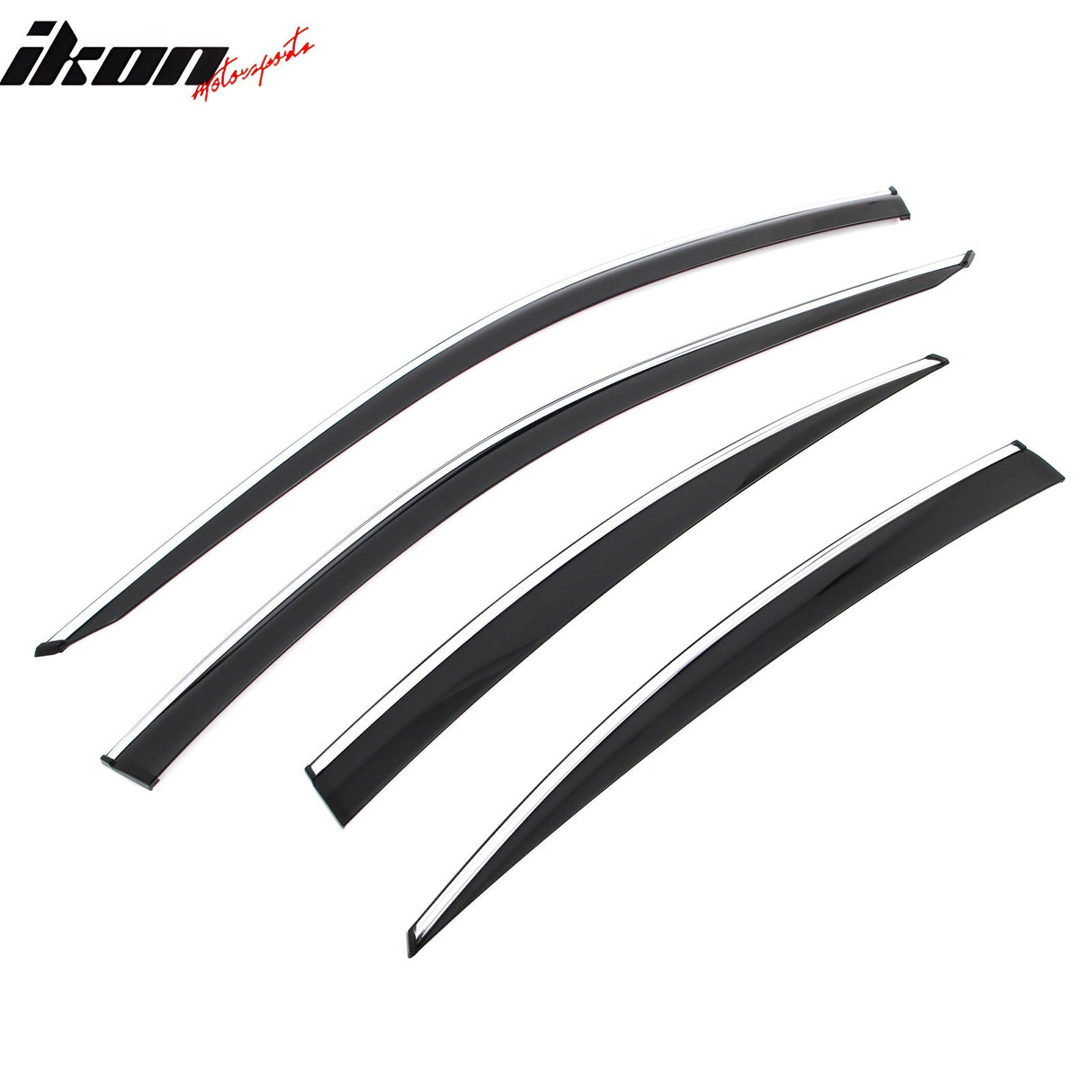 2025 Toyota Camry 4PC Window Visors Vent Rain Guard W/Chrome Trim PMMA