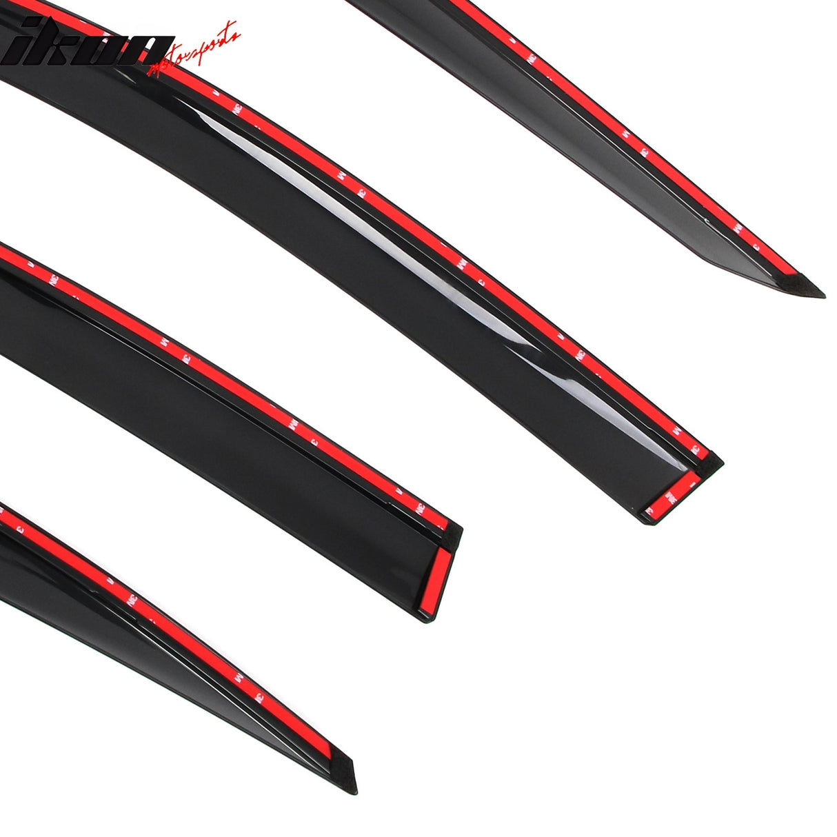 2025 Toyota Camry 4PC Window Visors Vent Rain Guard W/Chrome Trim PMMA