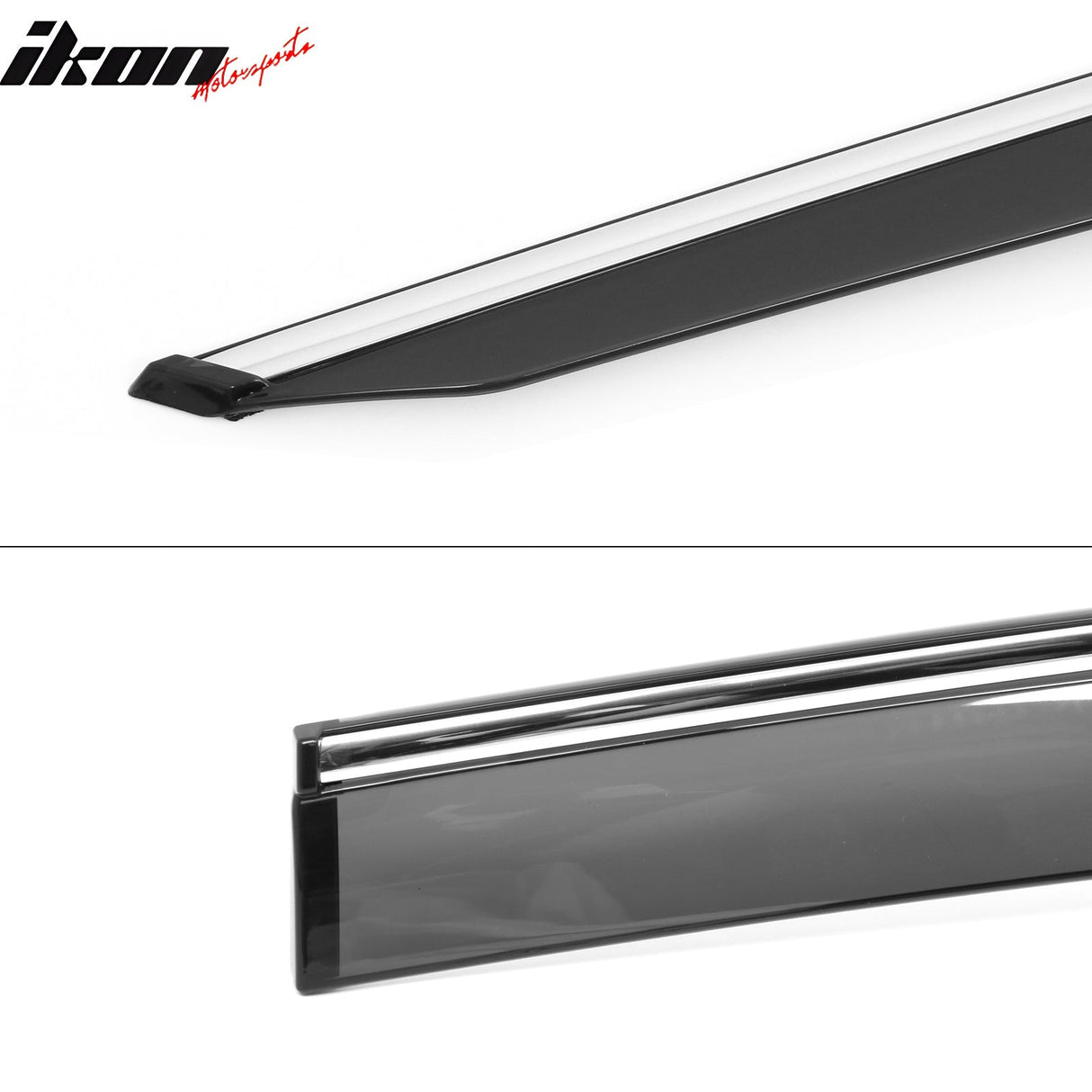 2025 Toyota Camry 4PC Window Visors Vent Rain Guard W/Chrome Trim PMMA