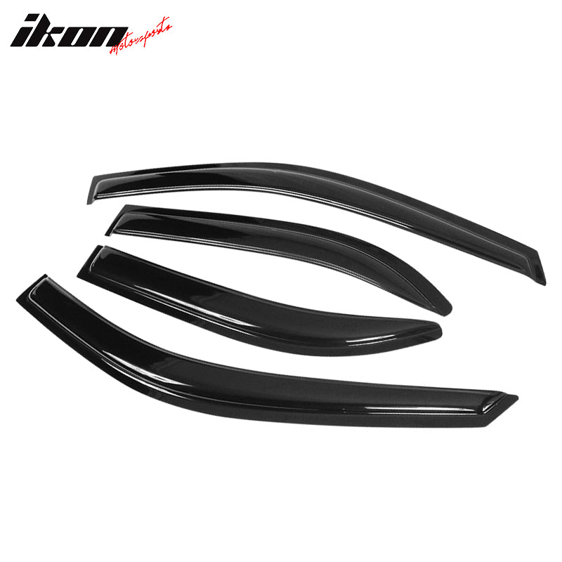 1993-1997 Toyota Corolla Sedan Tape on Window Visors Guard Acrylic