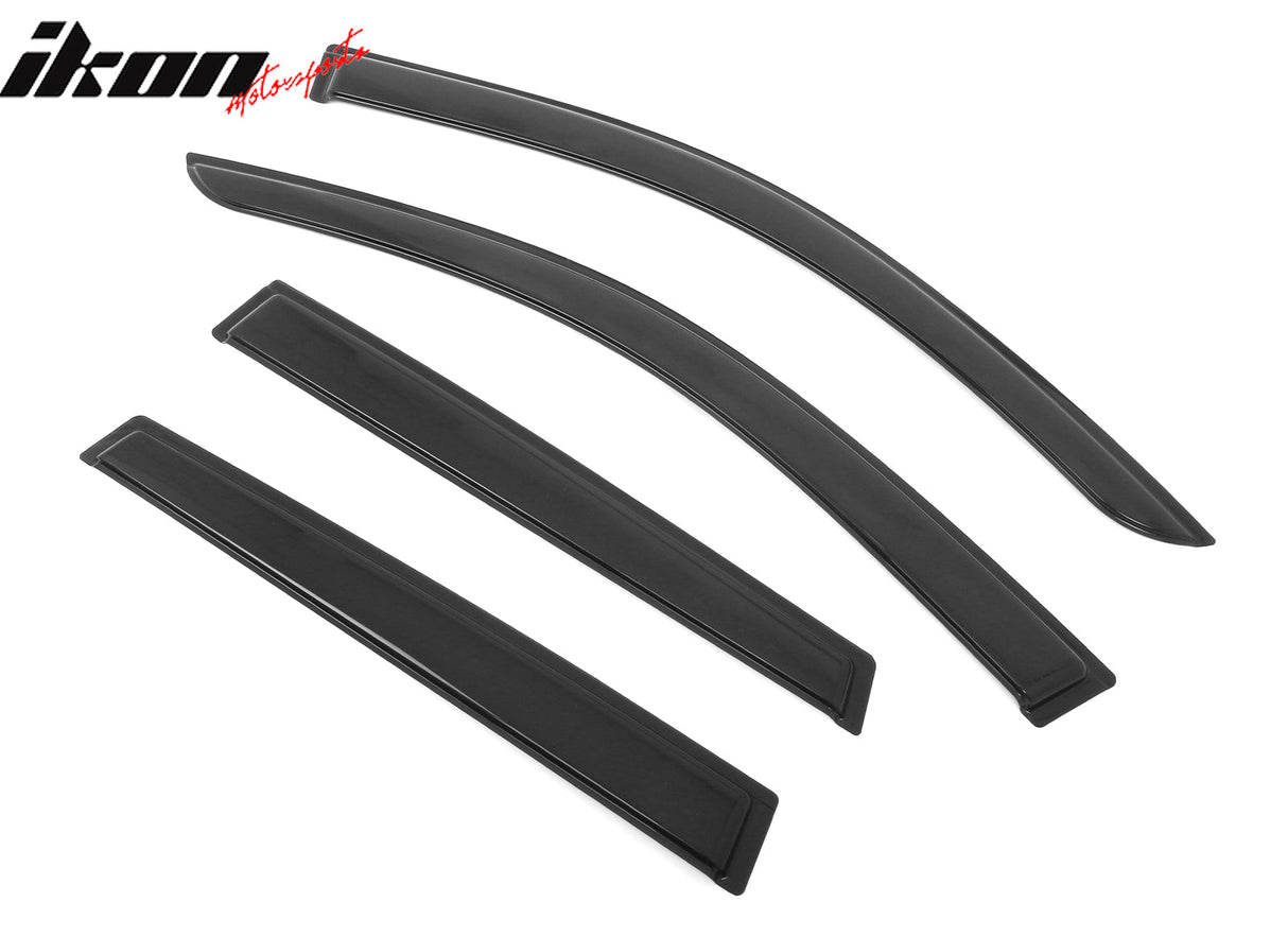 2022-2025 Toyota Corolla Cross 4PCS Tape on Window Visors Sun Guards