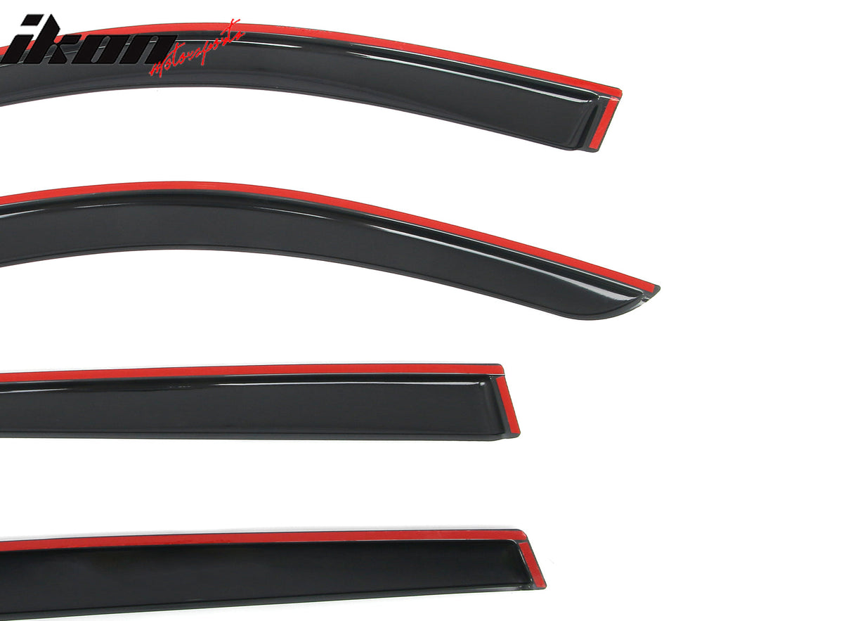 2022-2025 Toyota Corolla Cross 4PCS Tape on Window Visors Sun Guards