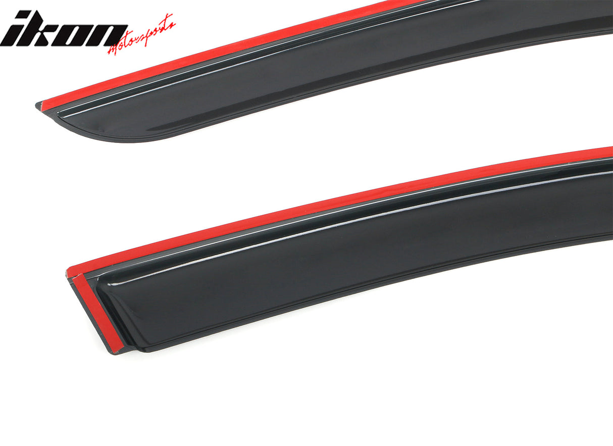 2022-2025 Toyota Corolla Cross 4PCS Tape on Window Visors Sun Guards