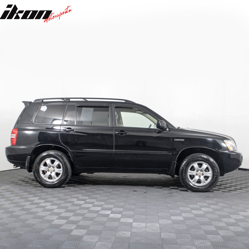 2001-2007 Toyota Highlander Slim Style Smoke Visor Window Vent Acrylic