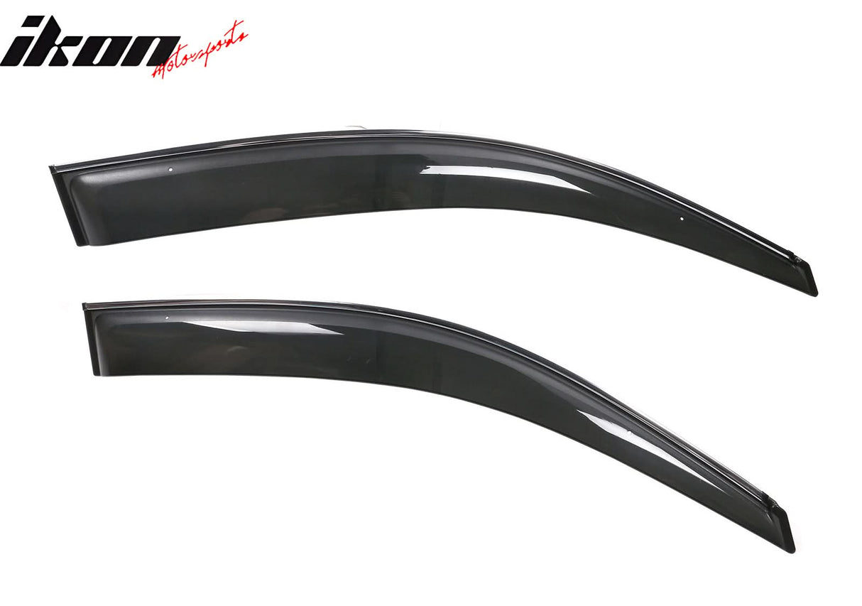 2008-2013 Toyota Highlander Acrylic 4PC Window Visors Tape On Guard