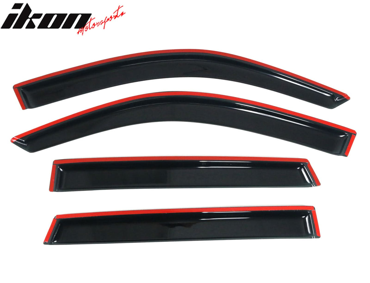 2001-2005 Toyota RAV4 4Pc Set Visor Windows Acrylic