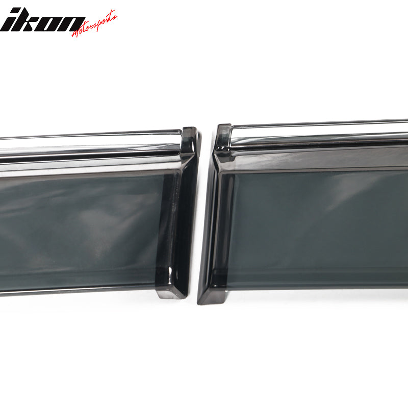 2021-2025 Toyota Sienna PC Injection Window Visor Chrome Trim 4PCS