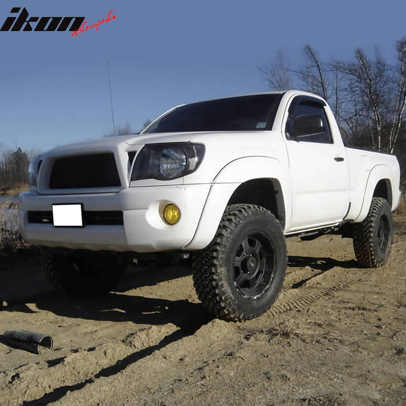 2005-2015 Toyota Tacoma Standard Cab Slim Style Acrylic Visor Windows