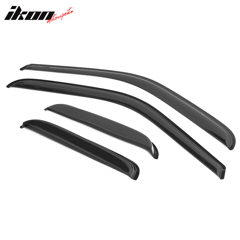 2000-2006 Toyota Tundra Extended Window Visors Slim Style Smoke Acryli