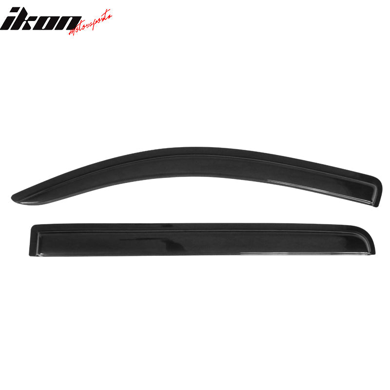 2007-2021 Toyota Tundra Crewmax Cab Tape On Smoke Tinted Visor Windows