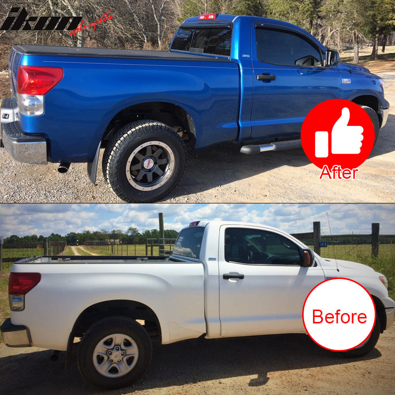 2007-2017 Toyota Tundra Standard Cab Slim Style Acrylic Visor Windows