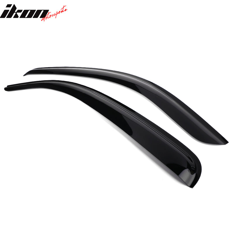 2007-2017 Toyota Tundra Standard Cab Slim Style Acrylic Visor Windows