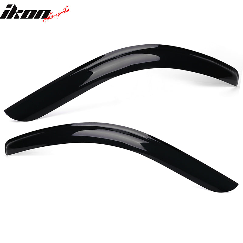 2007-2017 Toyota Tundra Standard Cab Slim Style Acrylic Visor Windows